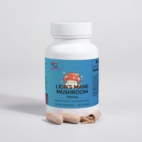 Lions Mane Mushroom Supplement Cognitive Support, Focus, Mood Boost, And Recovery For Athletes