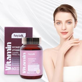 Women's Multivitamin, Multidimensional Mineral Supplement, Revitalizes Energy, Improves Mood, Nourishes Hair, Skin And Nails