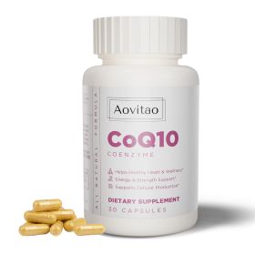 CoQ10 For Women Female Q10 Antioxidants Detox Menopause Immuse 200mg 30 Veg Non-GMO And Gluten Free Immune Supplement
