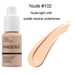 Explosive Press Type Oil Control Natural Color Matte Concealer Foundation Cream (Option: 102 3 pcs)