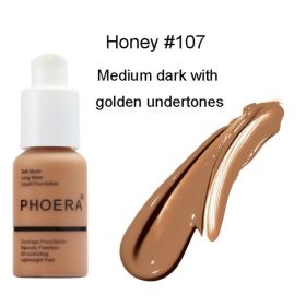 Explosive Press Type Oil Control Natural Color Matte Concealer Foundation Cream (Option: 107 2 pcs)