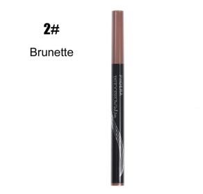 New Long Lasting Ultra-Fine Four-Comb Eyebrow Pencil (Option: 2 pcs Brunette)