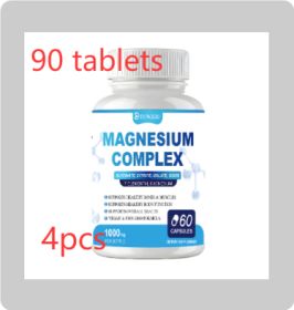 60 Magnesium Complex Capsules (Option: 90 tablets 4pcs)