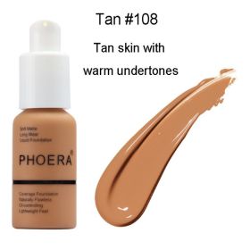 Explosive Press Type Oil Control Natural Color Matte Concealer Foundation Cream (Option: 108 2 pcs)