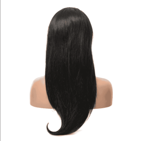Black Female Front Wig Thin Invisible HD Lace Human Hair (Option: Black13x4-30inches)
