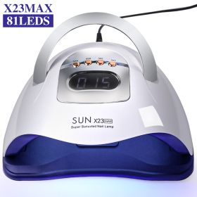 UV LED Nail Lamp, Nail Dryer For Gel Polish With 72Pcs-81Pcs Lamp Beads And Automatic Sensor 4 Timer Setting Professional Nail Art Tools (Option: X23)