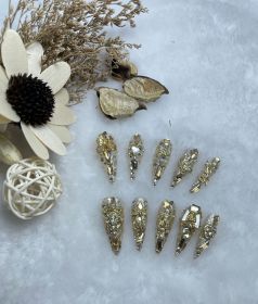 Handmade Wear Nail Luxury Elegant Advanced Heavy Industry Long Manicure (Option: Long Tip-M)